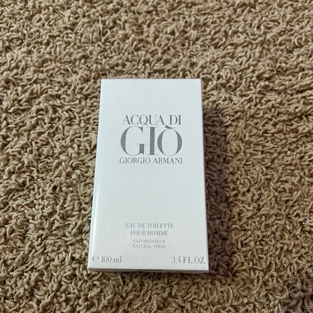 Aqua Acqua Di Gio by Giorgio Armani 3.4 oz EDT Cologne for Men NEW & SEALED BOX
